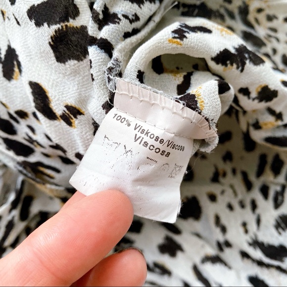 π BOHO LEOPARD SHORT SLEEVE TOP! - Picture 7 of 7